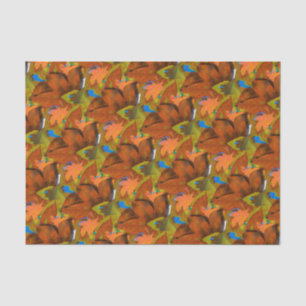 Artsy Autumn Leaves Tissue Paper