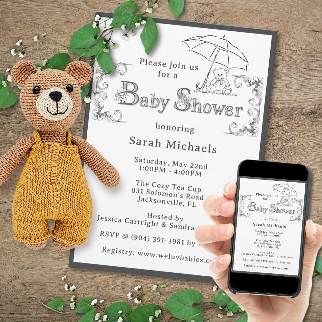 Artsy Baby Shower  Invitation (Creator Uploaded)