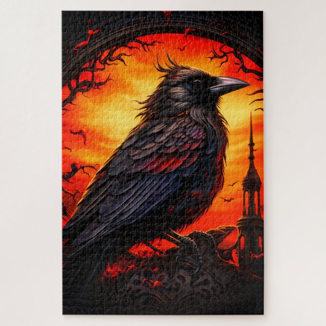 Artsy Bird Jigsaw Puzzle (Vertical)