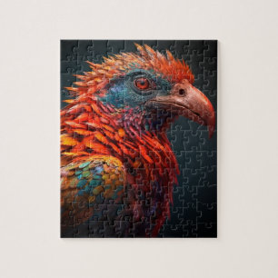 Artsy Bird Jigsaw Puzzle