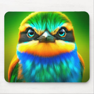 Artsy Bird Mouse Pad