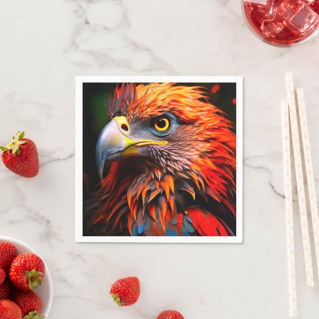 Artsy Bird Napkin (Insitu)