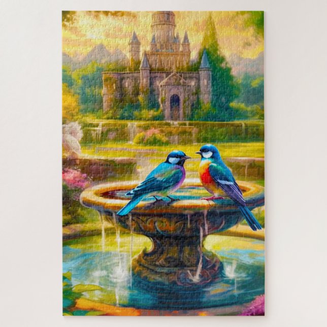 Artsy Birds Jigsaw Puzzle (Vertical)