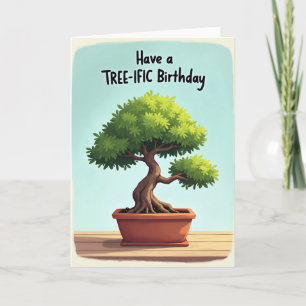 Artsy Birthday Tree Card