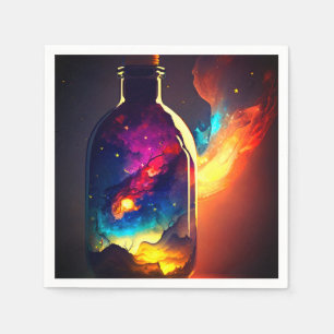 Artsy Bottle Napkin