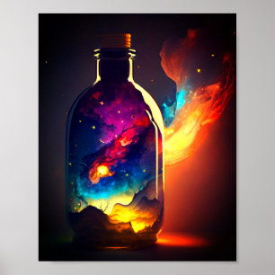 Artsy Bottle Poster