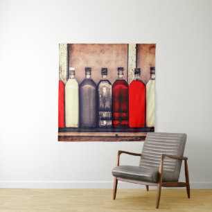 Artsy Bottles Tapestry