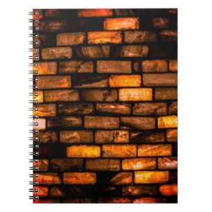 Artsy Brick Wall Notebook