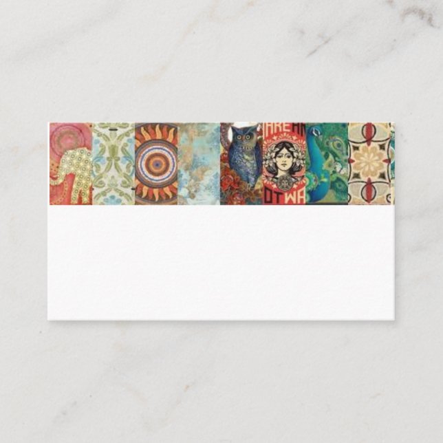 artsy business cards (Front)