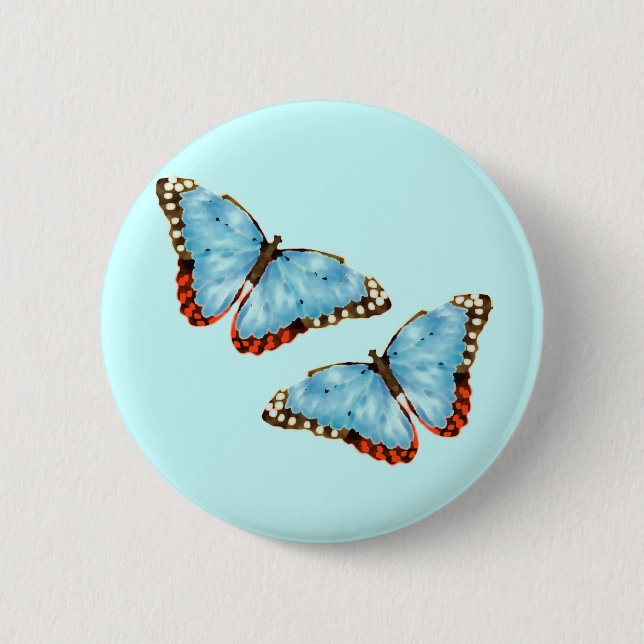 Artsy Butterflies 6 Cm Round Badge (Front)