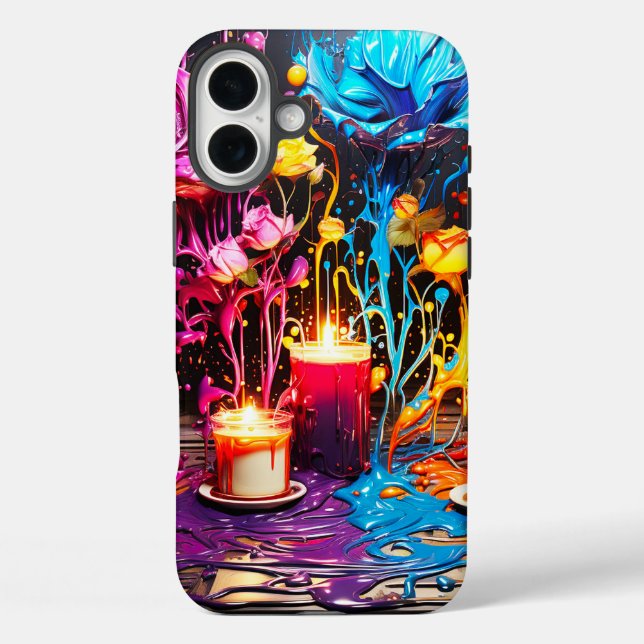 Artsy Candle Phone Case (Back)