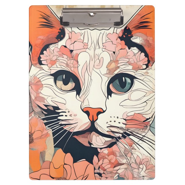 Artsy Cat Clipboard (Front)
