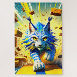 Artsy Cat Jigsaw Puzzle