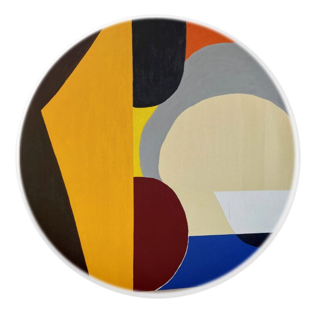 Artsy  ceramic knob (Front)