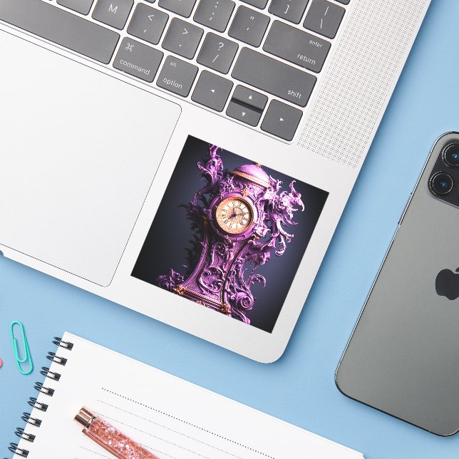 Artsy Clock (Laptop w/ iPhone)