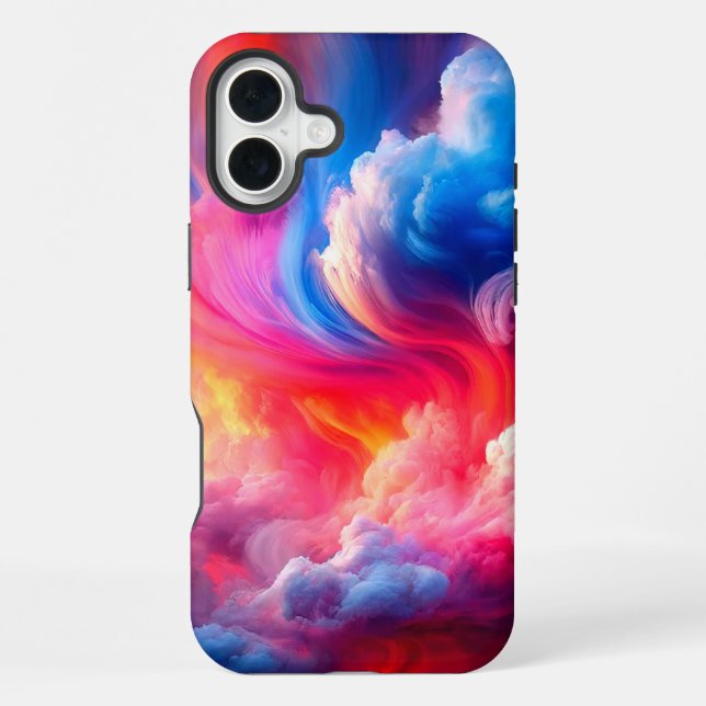 Artsy Clouds Phone Case (Back)
