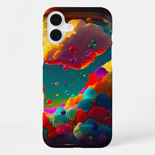 Artsy Clouds Phone Case (Back)