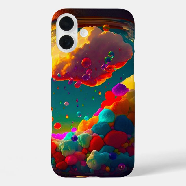 Artsy Clouds Phone Case (Back)