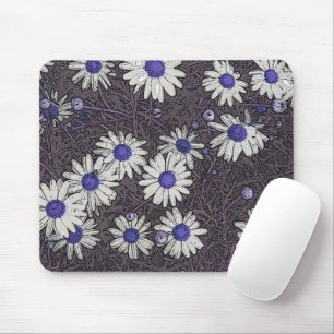 Artsy Daisies Mouse Pad