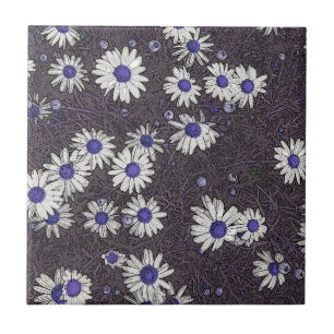 Artsy Daisies Tile