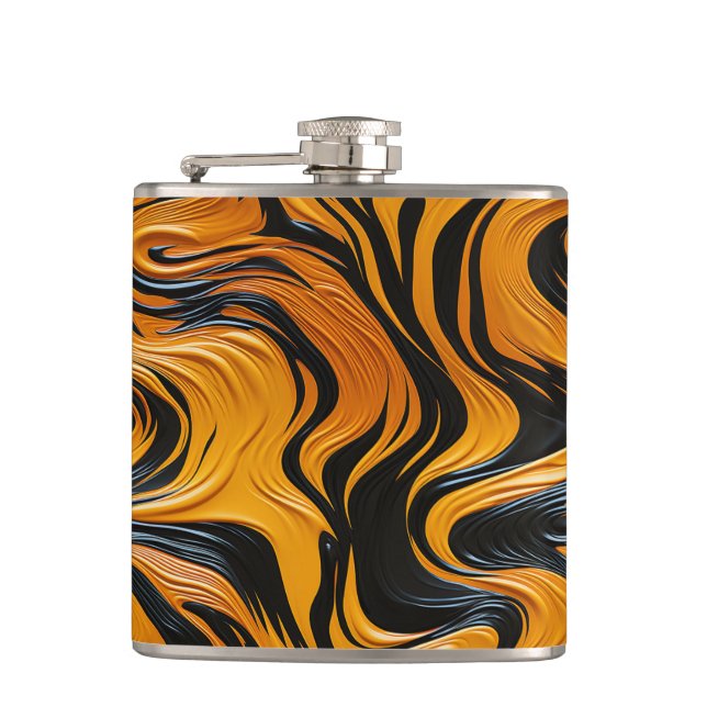 Artsy Design Hip Flask (Front)