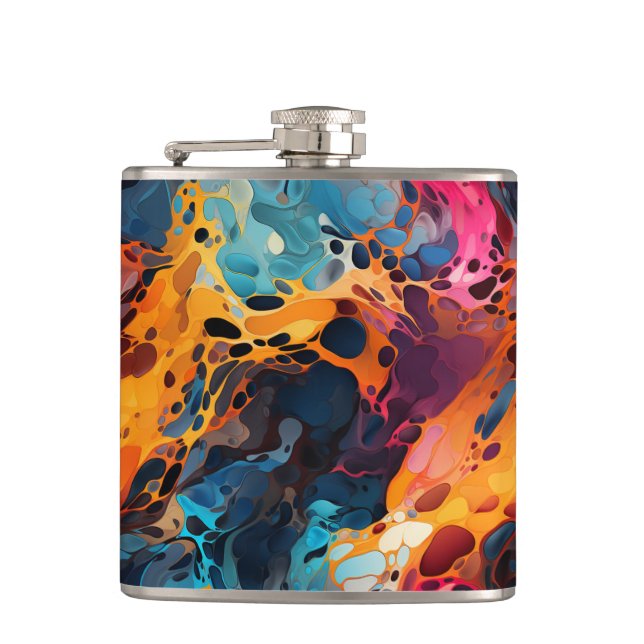 Artsy Design Hip Flask (Front)