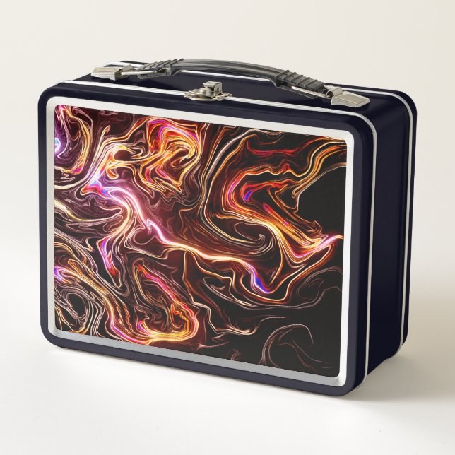 Artsy Design Metal Lunch Box (Front)