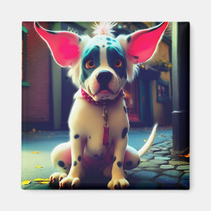 Artsy Dog Magnet