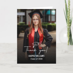 Artsy Doodles Graduation Thank You Card