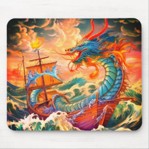 Artsy Dragon Mouse Pad