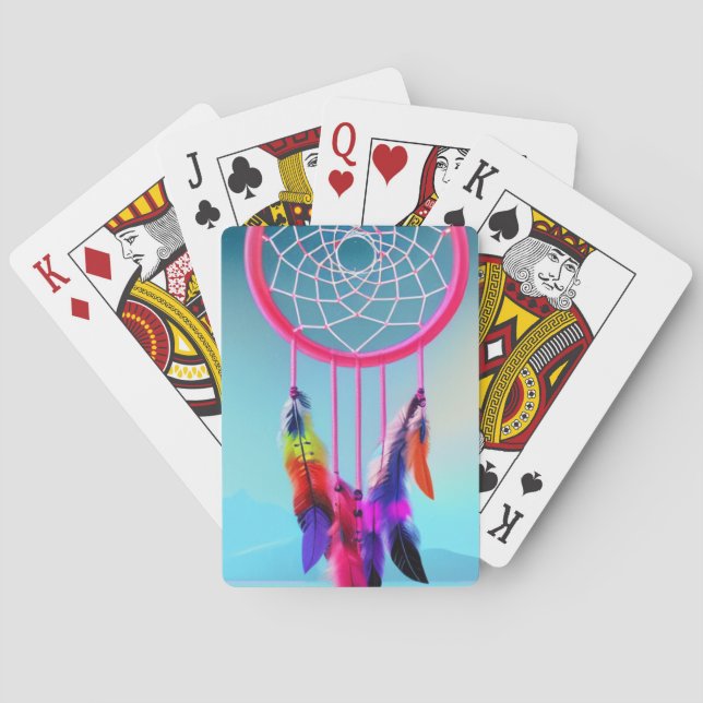Artsy Dream Catcher Playing Cards (Back)