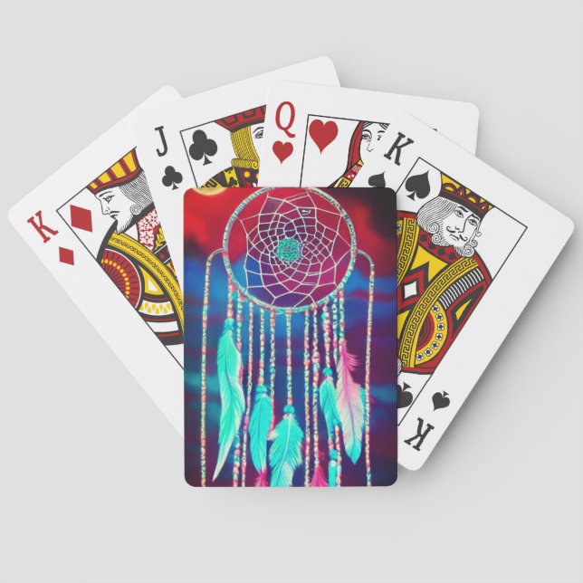 Artsy Dream Catcher Playing Cards (Back)