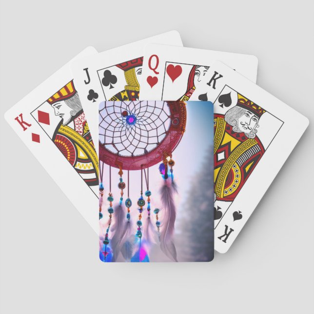 Artsy Dream Catcher Playing Cards (Back)
