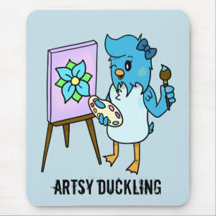 Artsy Duckling customizable Artist MousePad