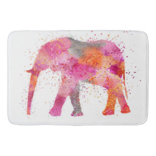 Artsy Elephant Bath Mat