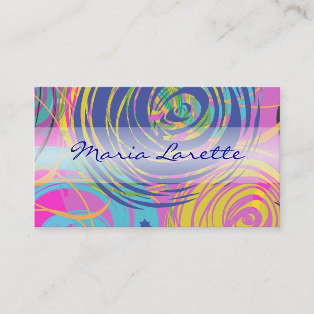 ARTSY FARTSY Artist Designer Card (Front)