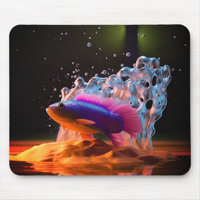 Artsy Fish Mouse Pad (Front)
