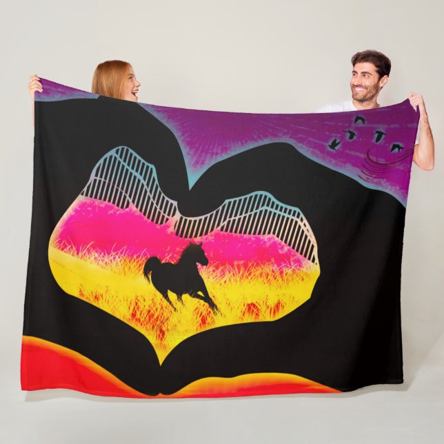 Artsy Fleece Blanket (In Situ)