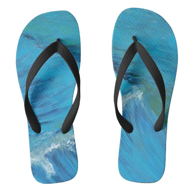Artsy flip flops (Footbed)