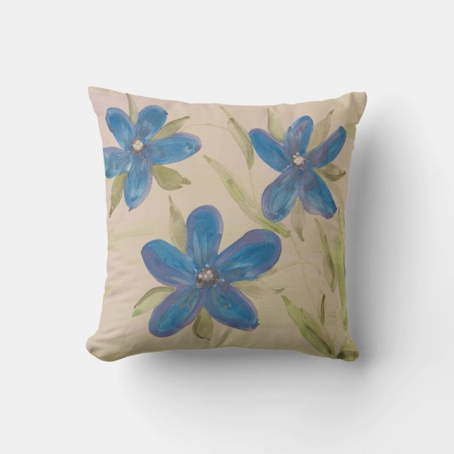 Artsy Floral And Patterned Design Cushion (Front)