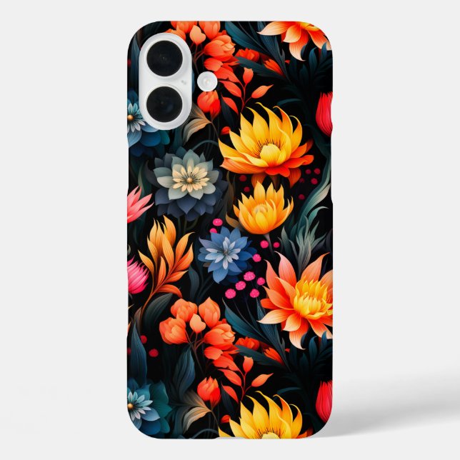 Artsy Flowers Phone Case (Back)