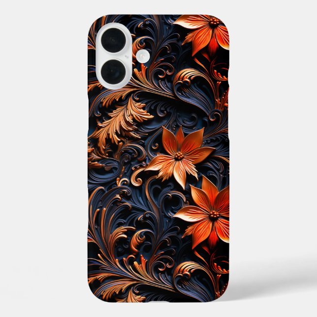 Artsy Flowers Phone Case (Back)