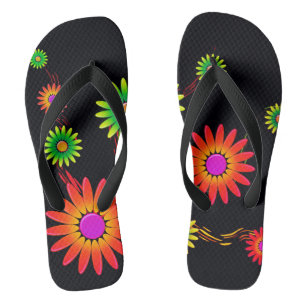 Artsy Flowers Thongs