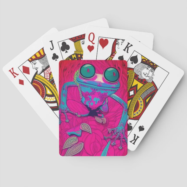 Artsy Frogs Playing Cards (Back)