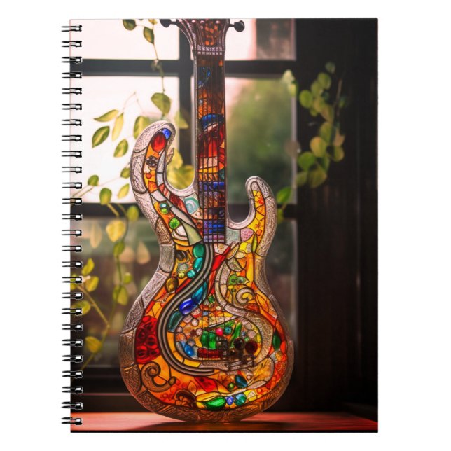 Artsy Guitar Notebook (Front)