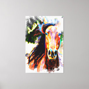 *~* Artsy Horse Artistic Equine AR22 Canvas Print
