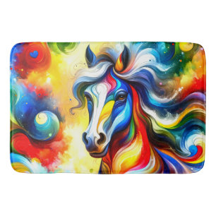 Artsy Horse Bath Mat