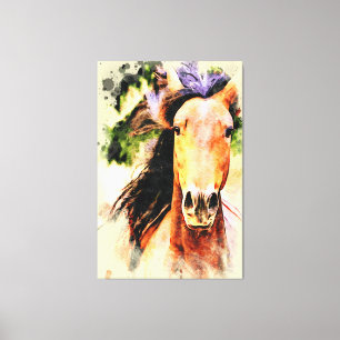 *~* Artsy Horse Equine AR22 Artistic Canvas Print