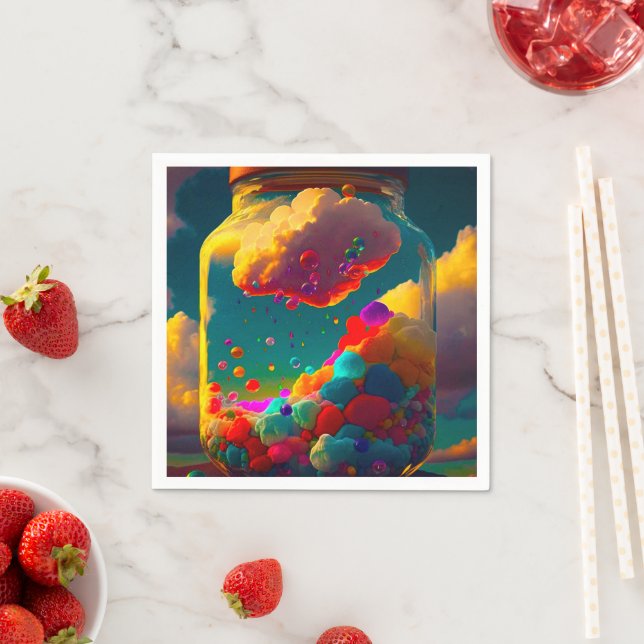 Artsy Jar Napkin (Insitu)