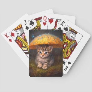 Artsy Kitten Classic Playing Cards
